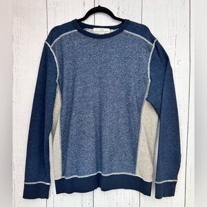 H&M LOGG Men’s Sweater Blue & Gray Long Sleeve Size L
